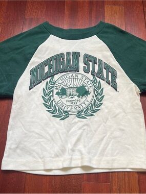 Michigan state baby tee